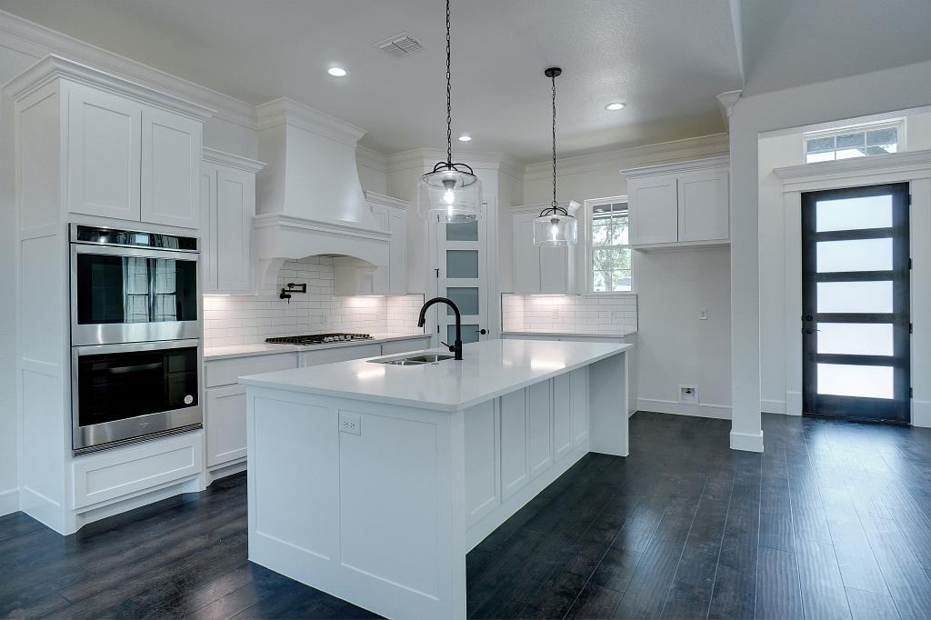 Kitchen in custom home by Living Stone Construction