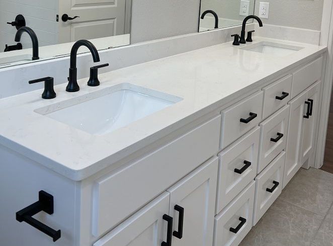 Custom countertops by Living Stone Construction